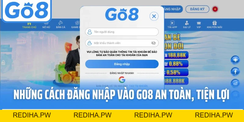 Đăng Nhập GO8 Dễ Dàng - Trải Nghiệm Kho Game Đỉnh Cao - REDIHA.PW