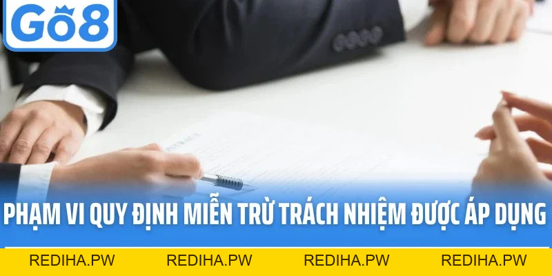 Miễn Trừ Trách Nhiệm Go8 - Minh Bạch, Rõ Ràng Và Công Bằng - REDIHA.PW
