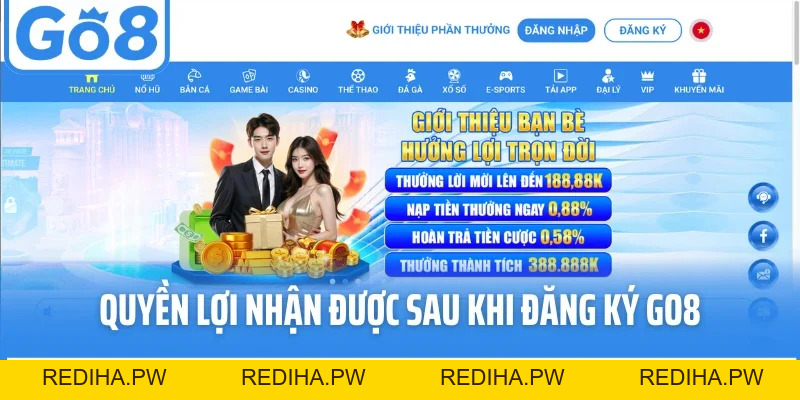 Đăng Ký GO8 - Mở Cánh Cửa Vào Hệ Sinh Thái Game Hiện Đại - REDIHA.PW